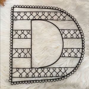 Pottery Barn Teen Letter Wall art “D”